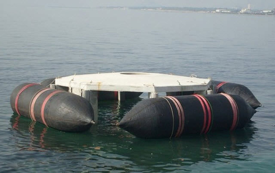 Salvamento de flutuação Marine Rubber Airbags Pneumatic Airbag da bolsa a ar para o lançamento do navio