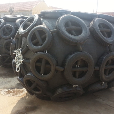 Marine Inflatable Yokohama Pneumatic Fender com corrente e pneumático