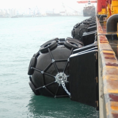 Amortecedores Marine Rubber Fender For Ship inflável do navio que ancora e que amarra