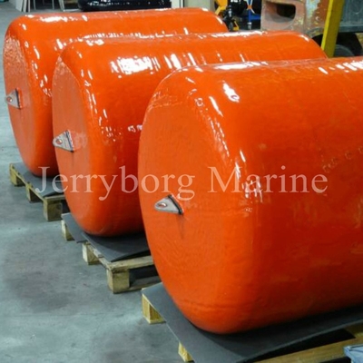 Camada de nylon abundante da tela do cabo de Marine Solid Foam Fender With do poliuretano da proteção do navio