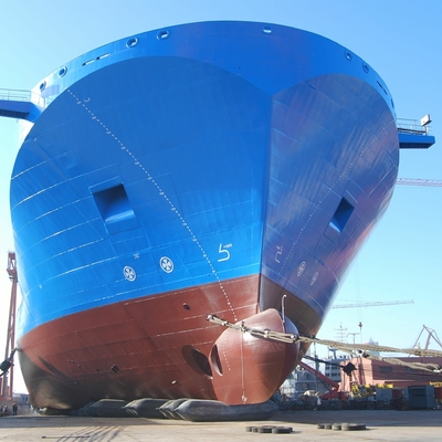 navio de 1.2m*15m que lança sacos infláveis de Marine Airbag Natural Rubber Roller com certificado de CCS