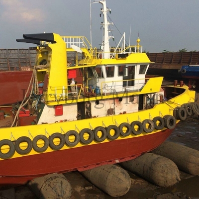Lançamento inflável personalizado de Marine Rubber Airbag For Shipping