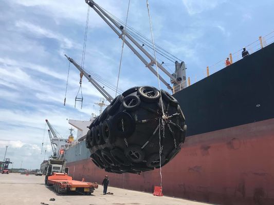 Tipo de borracha ancorar pneumático de Yokohama do barco do para-choque do barco