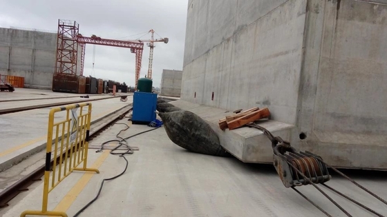 Salvamento Marine Rubber Balloon Airbag para que puxar suporte o elevador pesado nos estaleiros