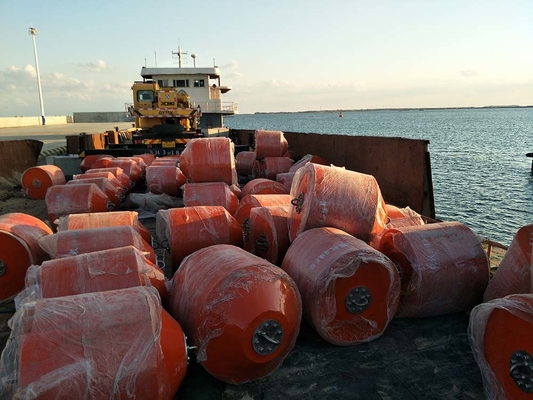 Boia de EVA Foam Filled Buoys Cylindrical com pele do plutônio