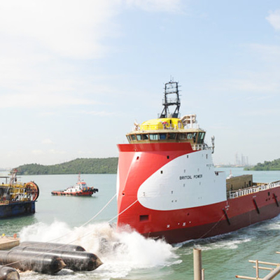 Navio de Marine Airbag For Vessel Barge que lança o embarcadouro seco