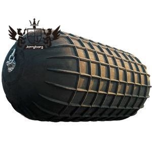 Fender japonês Yokohama Tipo flutuante Fender de borracha pneumática marinha com cadeia e pneu