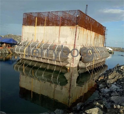 Alta flutuabilidade Airbags de elevação de navios Nivelador de doca Para contêiner