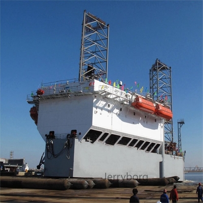 Airbag de elevação pesada de borracha subaquática de elevação de ar para lançamento de navios