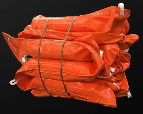 Boom de contenção de óleo de borracha de espuma de barreira flutuante de PVC