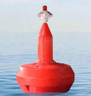 Fabrica de plástico personalizado Boias de navegação marítima Marqueiro de mar Boia com luz solar para o oceano