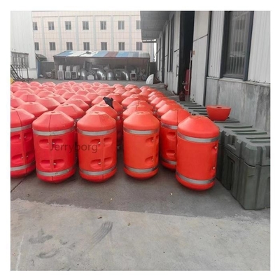 Boia de tubos de plástico LLDPE, pôntons flutuantes, barragem flutuante