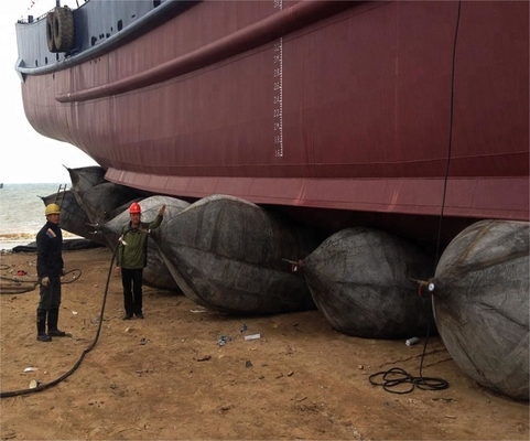 Navegação marítima lançamento de airbags de proteção de borracha Airlifting para estaleiros Navios da Marinha