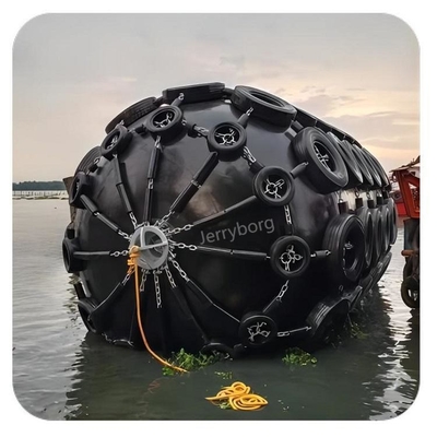 Fender de casco marinho Fender de atracação para navios Fender de borracha pneumática tipo rede