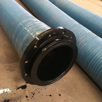 Tubos de borracha de 6 polegadas de tubo ondulado 24 &quot;tubo de óleo flutuante tubos de borracha de dragagem de tubos para marinha