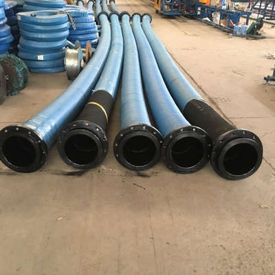 Tubos de borracha de 6 polegadas de tubo ondulado 24 &quot;tubo de óleo flutuante tubos de borracha de dragagem de tubos para marinha