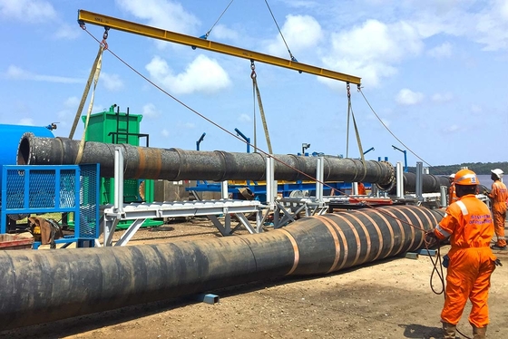 Descarga flexível do óleo da lama da areia da draga do bocal de Marine Floating Hose Manufacturers Flange