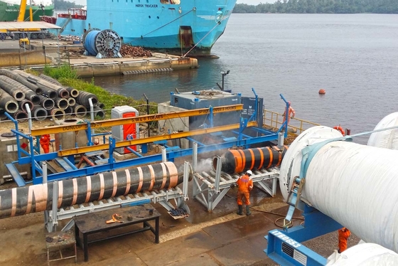 Descarga flexível do óleo da lama da areia da draga do bocal de Marine Floating Hose Manufacturers Flange