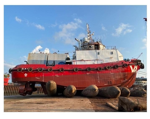 Navio de abastecimento marítimo lançamento pouso pouso levantamento airbag barco