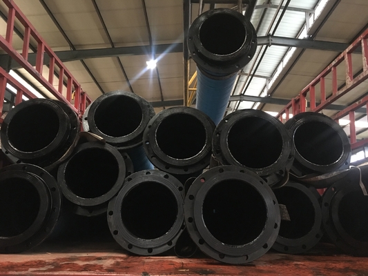 Tubos de borracha marinha de 6 polegadas de tubo ondulado de 24 polegadas de tubo de óleo flutuante de borracha de dragagem