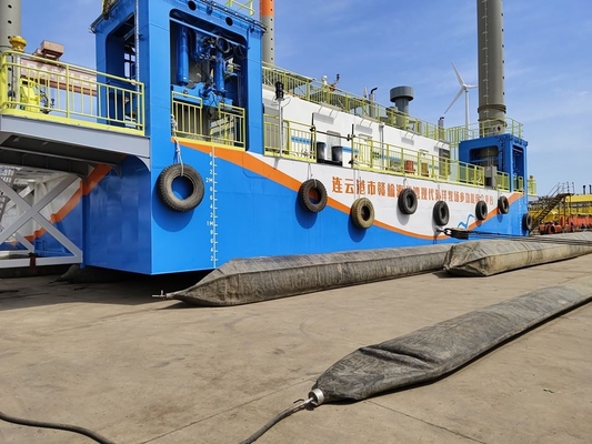 Airbag de elevação pesada de borracha subaquática de elevação de ar para lançamento de navios