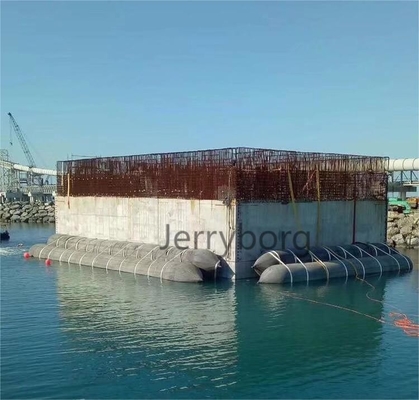 Airbag balão inflável de resgate de elevação de borracha marinha para o lançamento do navio