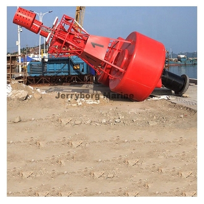 Boia de navegação naval de aço com marca flutuante lateral de alto canal