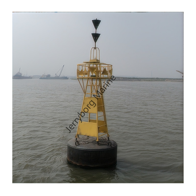 Boia de navegação naval de aço com marca flutuante lateral de alto canal