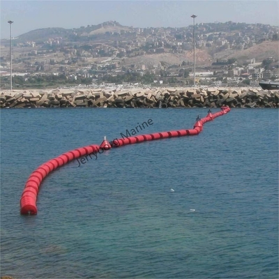 Linha de barreira flutuante de advertência de tubo de HDPE
