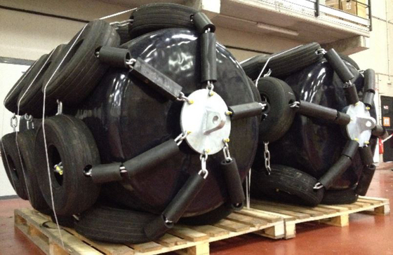 Fabricação de poliuretano EVA revestido de espuma Fender para barcos e iates utilizados de navio para navio