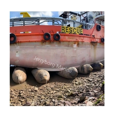 Airbag de lançamento de navios de borracha marítima inflável / Balão para lançamento e elevação de navios