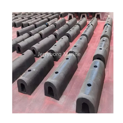 Fenders de borracha premium do tipo D para protecção de navios e docas