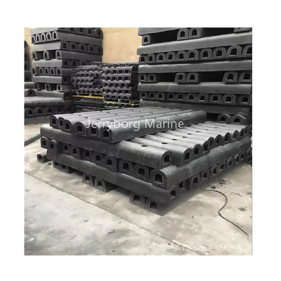 Fenders de borracha de tipo D personalizáveis para a segurança dos navios e do cais