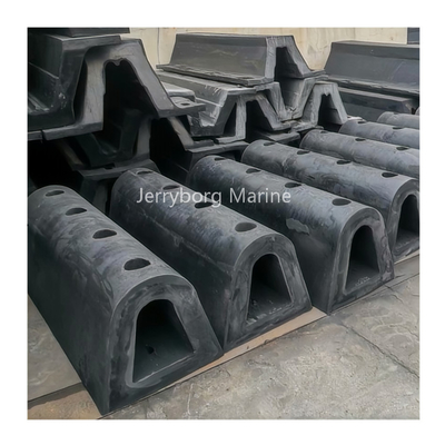 Fenders de borracha de tipo D, ideais para uso em portos e portos