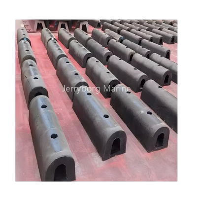 Fenders de borracha do tipo D, de classe industrial, para aplicações pesadas