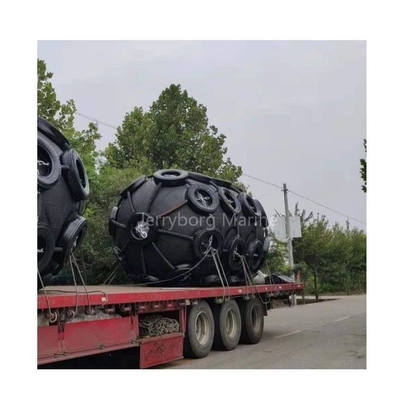 Fender de borracha pneumática naval flutuante de alta pressão para atracar navios e proteger as docas