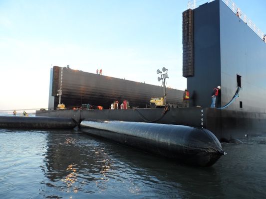 Bolsa a ar de borracha de levantamento do salvamento e do refloatation da flutuabilidade do ar para a construção da doca