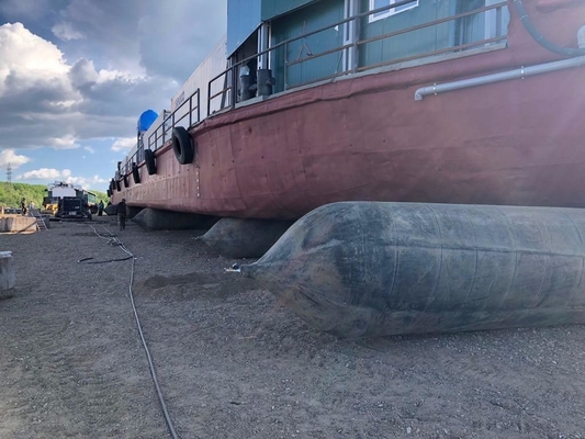 Sacos de flutuação de lançamento de Marine Airbag Natural Rubber Roller do navio 1.5m*15m