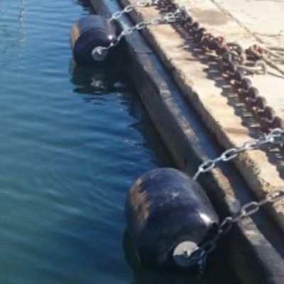 Rede do pneu de Marine Floating Colorful Bumper Polyurethane EVA Marine Fender With Chain And