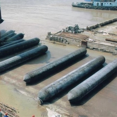 Sacos de borracha naturais de lançamento do rolo da bolsa a ar de borracha do barco com certificado da BV