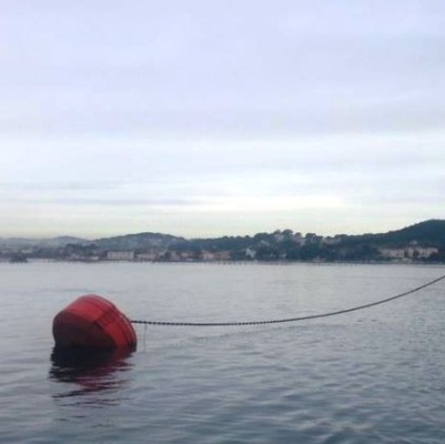 Bola de flutuação Marine Mooring Buoy do PE da extração do óleo