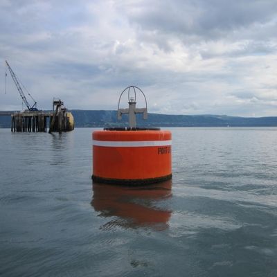 Flutuabilidade alta segura plástica Marine Floating Yellow Floating Buoy