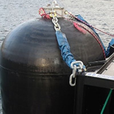 Para-choque de borracha pneumático do submarino da absorção de alta energia hidro