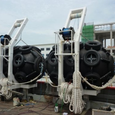 Tipo de flutuação diâmetro de Marine Yokohama Pneumatic Fender 4.5m