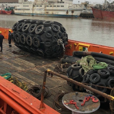 Marine Rubber Pneumatic Fender Ship que entra o para-choque de borracha