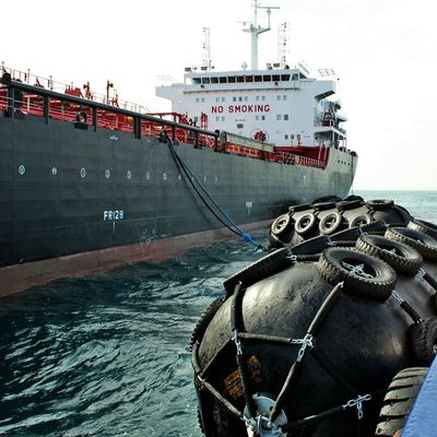Para-choque do ABS CCS Yokohama para o barco que amarra a grande elasticidade Marine Rubber Buffer
