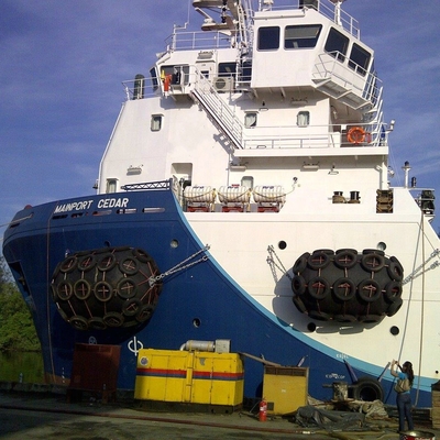 Marine Rubber Pneumatic Fender Ship que entra o para-choque de borracha
