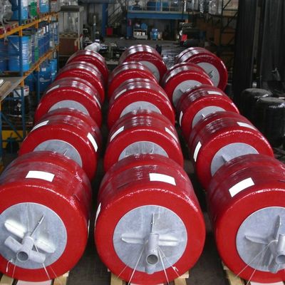 ABS da UE feito em China Marine Barrier Buoy para a boia do poliuretano da barreira da segurança