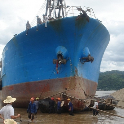 sacos de borracha naturais de lançamento do rolo da bolsa a ar de borracha do navio de 0.8m*12m com certificado de CCS