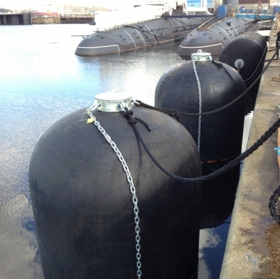 para-choques de borracha naturais do navio de 2.5m*5.5m Marine Durable Hydro Pneumatic Fender